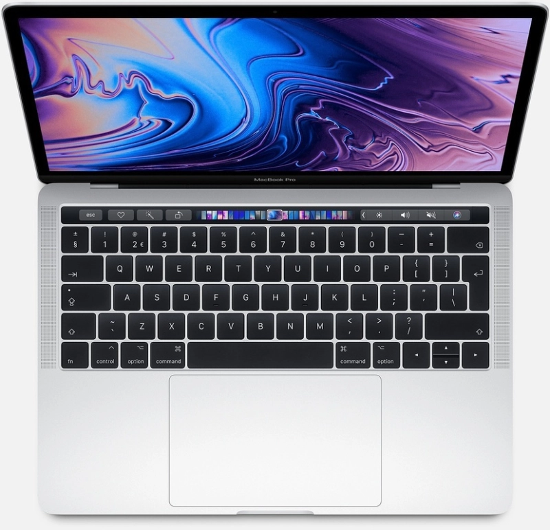 Macbook Pro 13" - Intel QuadCore i5 1,4GHz - 8GB Ram - SSD 512GB - 2019 - Silver - Qwerty NL