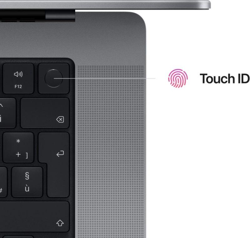 Macbook Pro 16" - Apple M2 Pro 12C - 16GB Ram - SSD 512GB - 2022 - Space Gray - Belgium Keyboard
