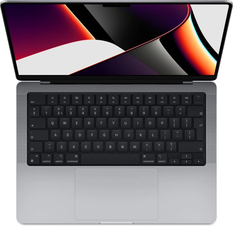 Macbook Pro 16" - Apple M1 Max 10-core 2,1GHz - 32GB Ram - SSD 2TB - 2021 - Space Gray - Belgisch toetsenbord