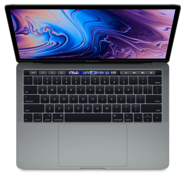 Macbook Pro 13" - Intel  i5 2,3GHz - 8GB Ram - SSD 256GB - 2018 - Space Gray - Toetsenbord Belgisch