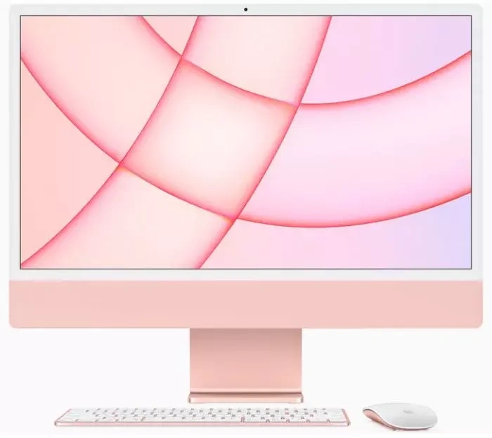 iMac 24" - Apple M1 8C 2,1GHz - 8GB Ram - SSD 512GB - Apple 8C GPU - Pink - Qwerty NL