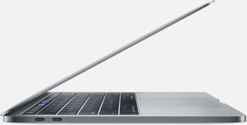 Macbook Pro 13" - Intel  i5 2,3GHz - 8GB Ram - SSD 256GB - 2018 - Space Gray - Duits toetsenbord
