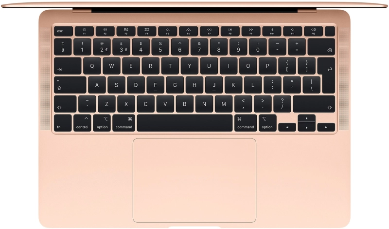 Macbook Air 13" - Intel DualCore i3 1,1GHz - 8GB Ram - SSD 256GB - 2020 - Gold - Belgium Keyboard